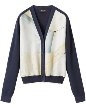 Loro Piana Libeccio Cardigan - Blue