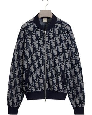 Dior Oblique Bomber Jacket - Blue