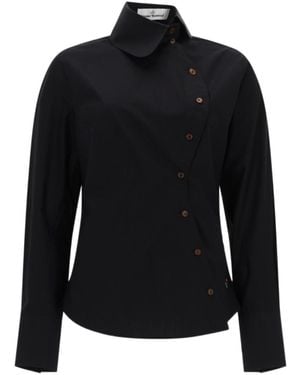 Vivienne Westwood Asymmetric Fitted Shirt - Black
