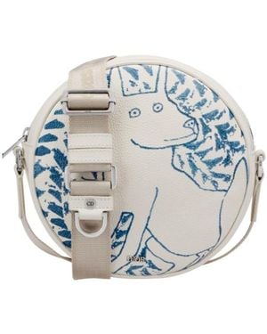 Dior And Hylton Nel Yoyo Zipped Messenger Bag - Blue