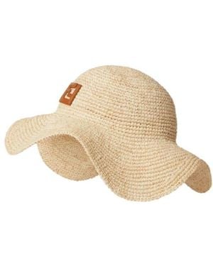 Fendi Natural Raffia Hat