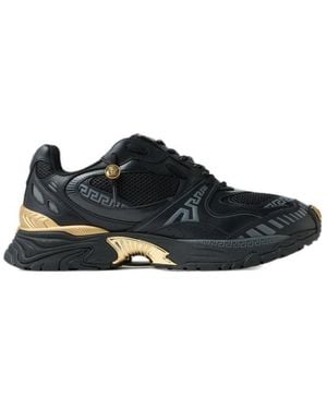 Versace Lace-Up Sneakers - Black