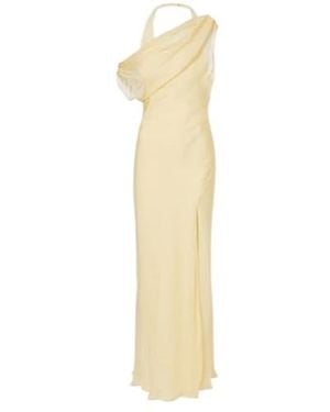 SIR. Strobe Off-Shoulder Maxi Dress - White