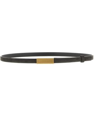KHAITE Empire Belt - White