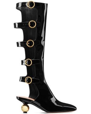Dior D-Idole High-Heeled Boots - Black