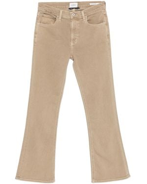 Citizens of Humanity Belt-Loops Flared Jeans - Natural