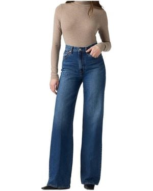 Levi's Ribcage Wide-Leg Jeans - Blue