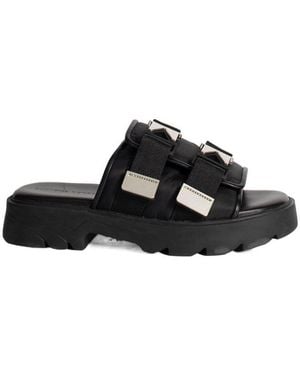 Bottega Veneta Flash Padded Flat Sandals - Black