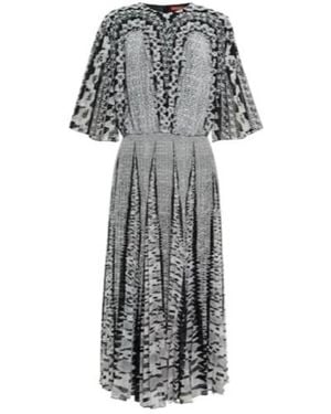 Altuzarra Kliulo Printed Midi Dress - Grey