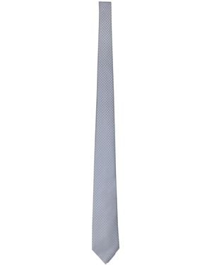 Emporio Armani Jacquard Tie - White