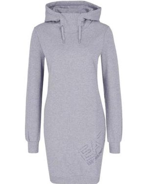 EA7 Hot Drilling Logo Dress - Blue
