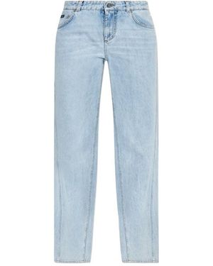 Dolce & Gabbana Straight Leg Jeans - Blue