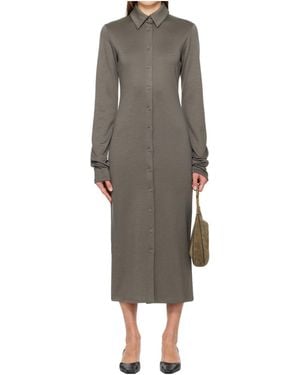 Rier Polar Midi Dress - Grey