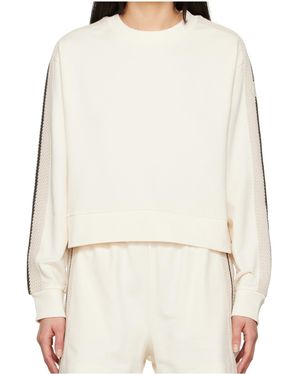 Moncler Crochet Accent Sweatshirt - Natural