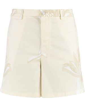 BOSS Boss Printed Bermuda Shorts - White