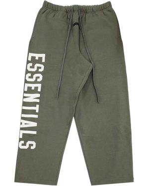 Fear Of God Logo-Printed Tie-Dye Track Pants - Green