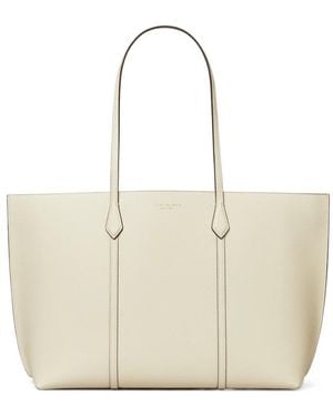 Tory Burch Zip-Top Reversible Tote Bag - Natural