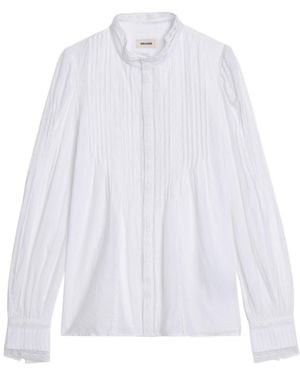 Zadig & Voltaire Lace-Panelled Blouse - White