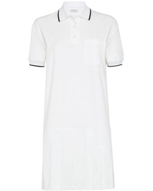 Brunello Cucinelli Interlock Dress - White