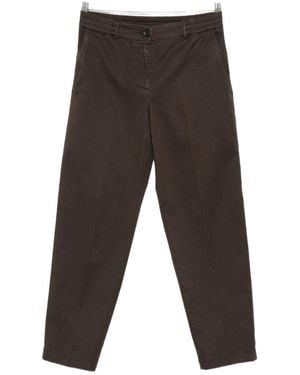 Seventy Elastic-Waistband Trousers - Grey