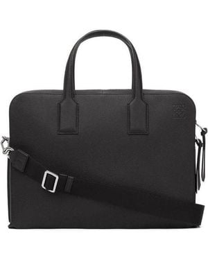 Loewe Goya Thin Briefcase - Black