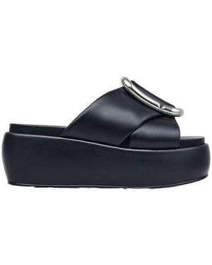 Marc Jacobs The Pop J Marc Platform Sandals - Blue