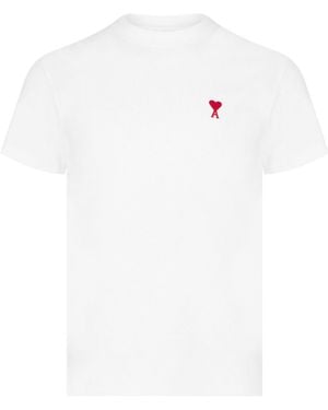Ami Paris Coeur T-Shirt - White