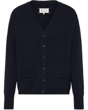 Maison Margiela Cashmere Cardigan - Blue