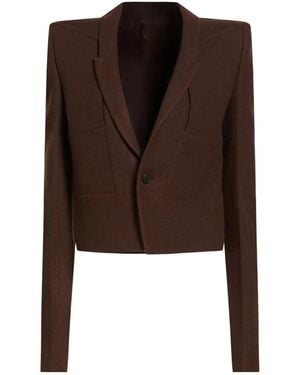 Rick Owens Single- Suitr - Brown