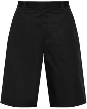 Moschino Straight Leg Bermuda Shorts - Black