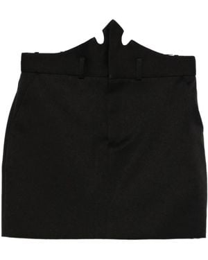 Coperni X Disney Crown Detail Mini Skirt - Black