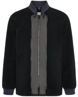 Maison Margiela Double Zip Bomber Jacket - Black