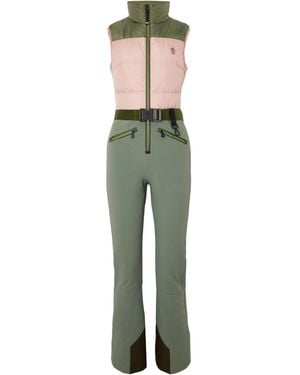 Moncler Sleeveless Ski Suit - Green