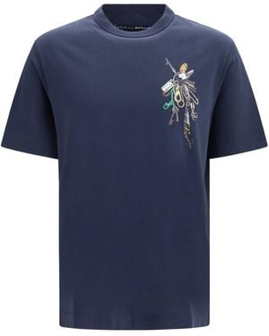 Barbour Paul Smith Loves Key Graphic T-Shirt - Blue