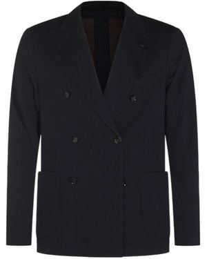 Lardini Double-Breasted Blazer - Blue