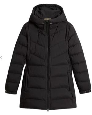 Woolrich Hooded Down Jacket - Black