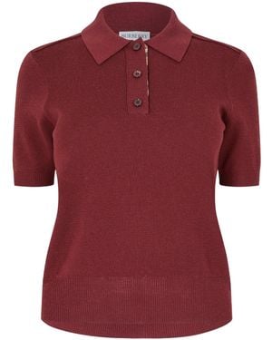 Burberry Short-Sleeved Polo Shirt - Red