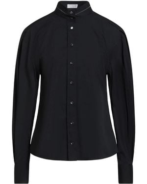 Brunello Cucinelli Solid Color Blouse - Black
