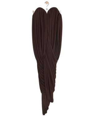 Loewe Bustier Dress - Brown