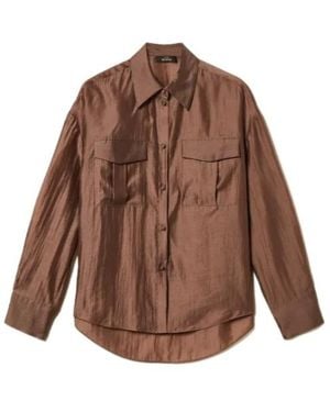Twinset Chest-Pockets Shirt - Brown
