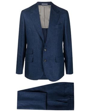 Brunello Cucinelli Two-Piece Tailored Suit - Blue