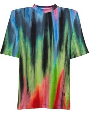 The Attico Bella Cotton Jersey T-Shirt - Green