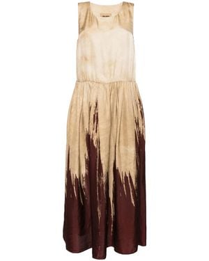 Uma Wang Moulay.D129 Ardal Dress - Brown