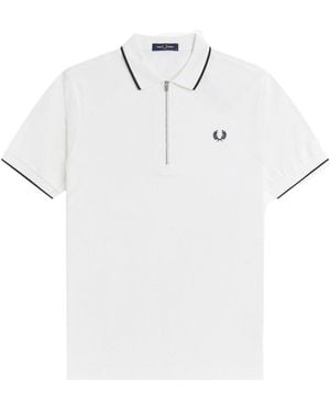 Fred Perry Shortsleeve Polo Shirt - White