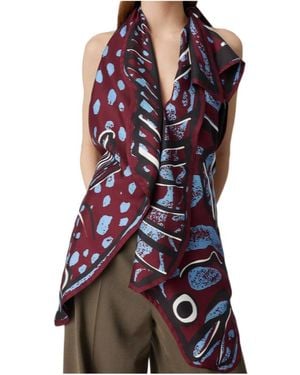 Bottega Veneta Graphic Printed Sleeveless Top - Purple
