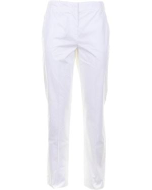 Marella Belt Loops Slacks - White