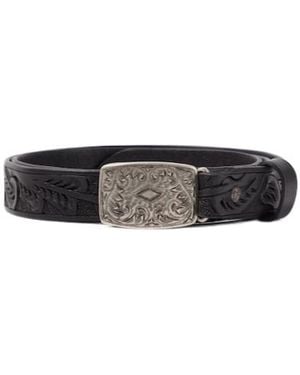 RRL Coleman Belt - White