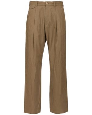 Paul Smith Casual Pants With Belt Loops - Natural