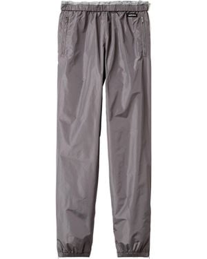 Miu Miu Technical Silk Sweatpants - Gray