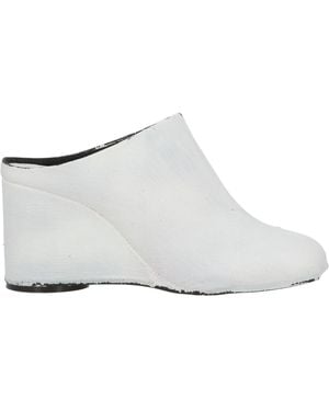 MM6 by Maison Margiela Mules And Clogs - White